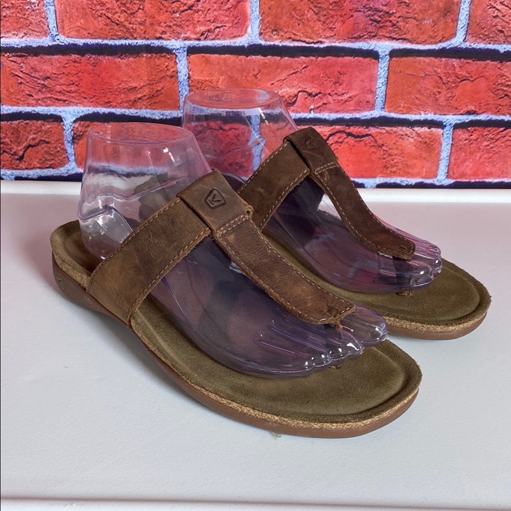 Keen Women’s Ana Cortez Leather Thong‎ Flip Flop Sandals Size 9
